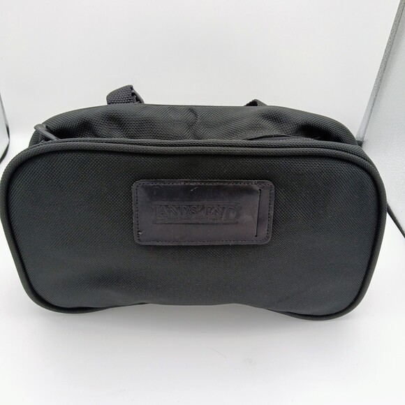 Eddie Bauer black travel toiletry bag compartments zipper - Picture 2 of 9